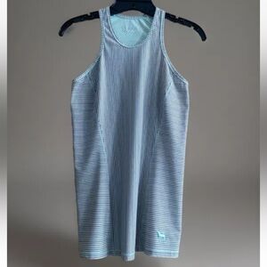 Avalanche Women Green Gray Active Tank Sz. Medium Workout Racerback Sports Tank